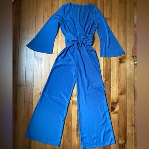 Royal Blue Long jumpsuit